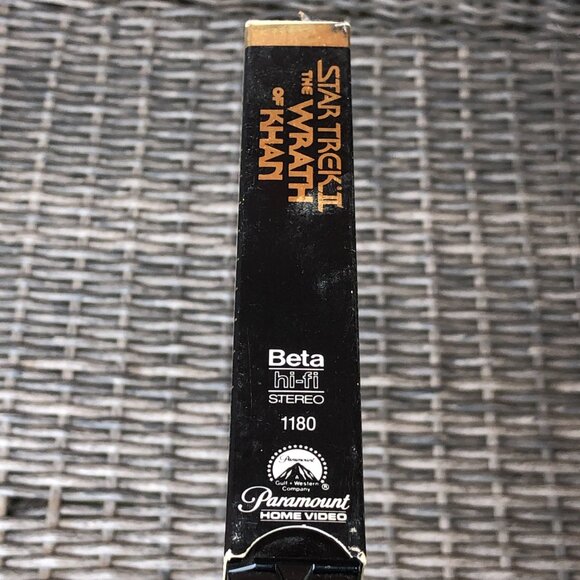 Star Trek 2 The Wrath of Khan Betamax Tape Movie Special Collectors Series 1982 - Picture 4 of 5